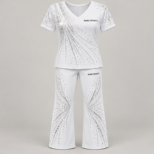 BABO SPORTS Rhinestone Shirts design 6